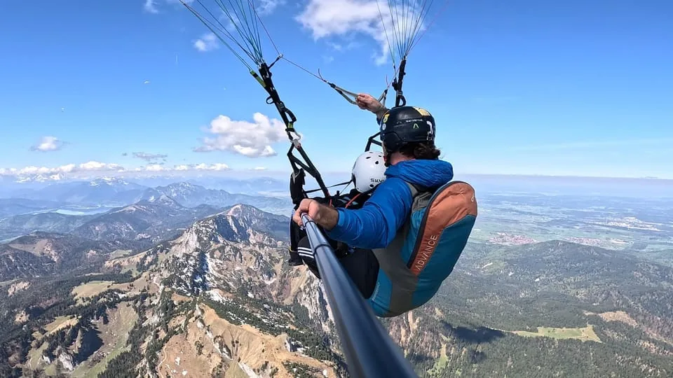 Lenggries: Tandem-Gleitschirmflug